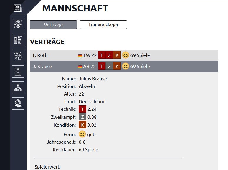 Anpfiff Onlinespiel Mannschaft