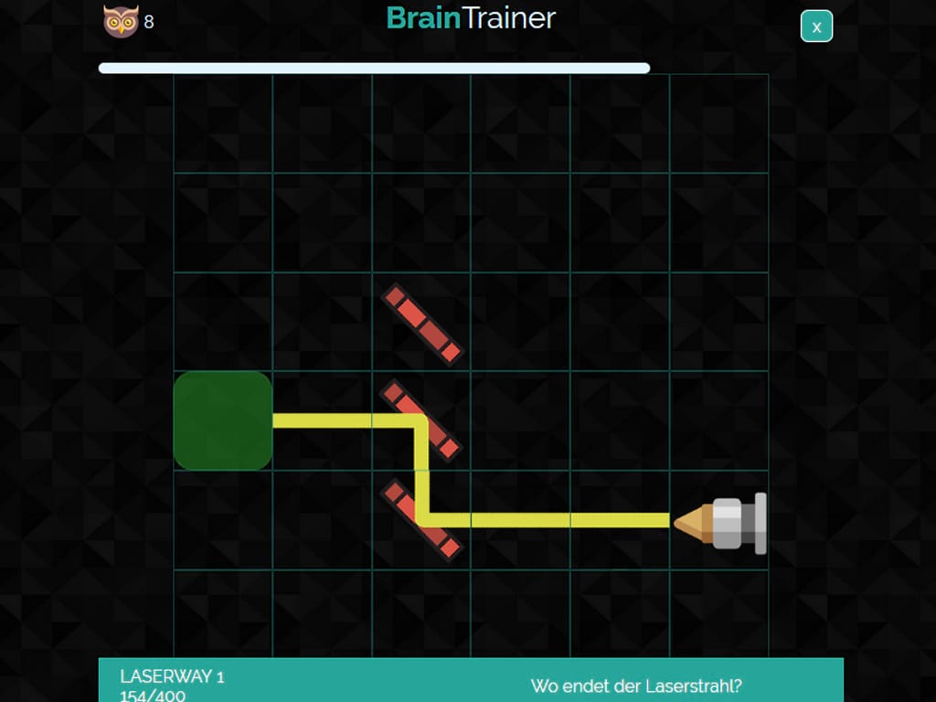 BrainTrainer Laserspiel