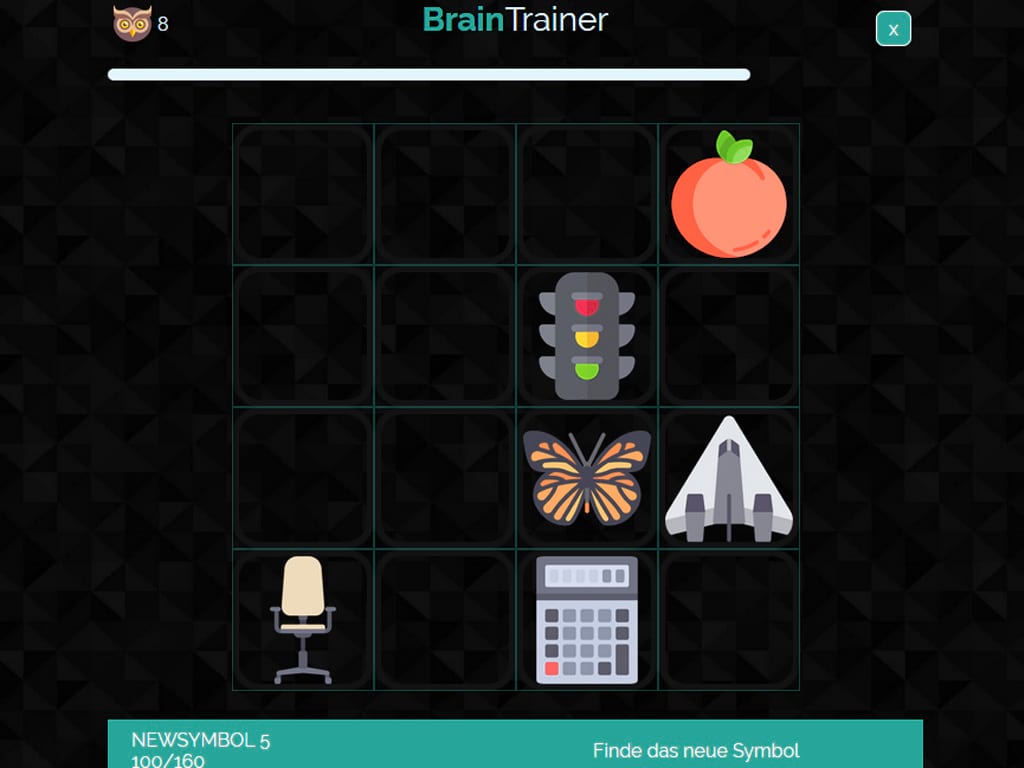 BrainTrainer Symbolraten