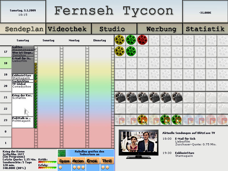 Fernseh Tycoon Download Sendeplan